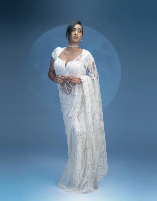 LUNAR PEARL SAREE