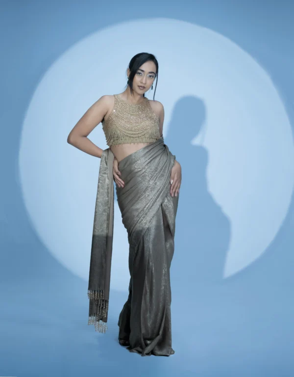GILDED MOON SAREE